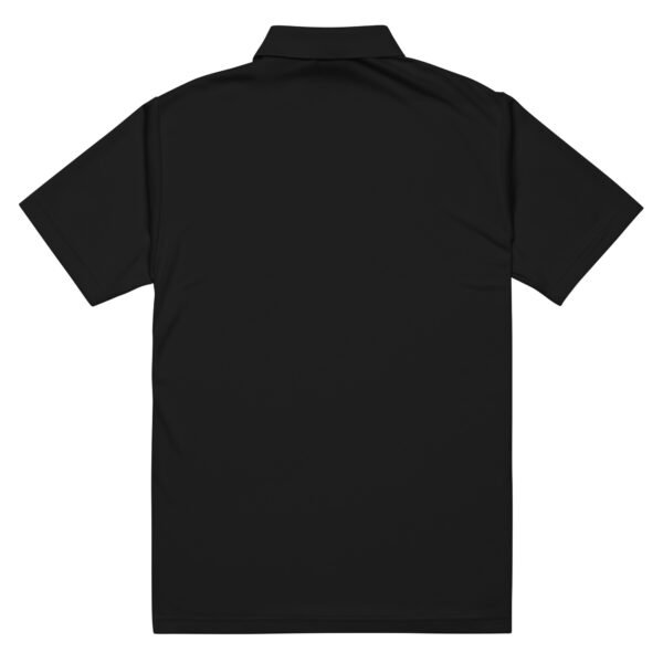 adidas premium polo shirt black back 3