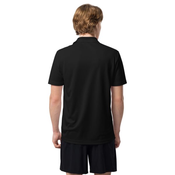 adidas premium polo shirt black back 2