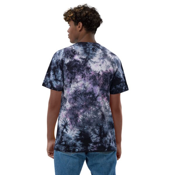 oversized tie dye t-shir milky way Back