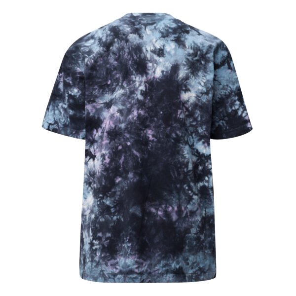oversized tie dye t-shir milky way back