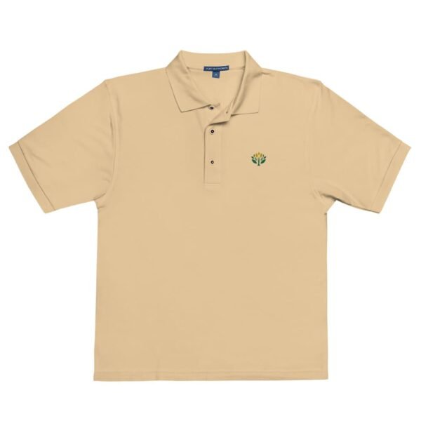 premium polo shirt stone front