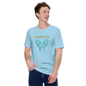 Unisex staple t-shirt ocean blue front