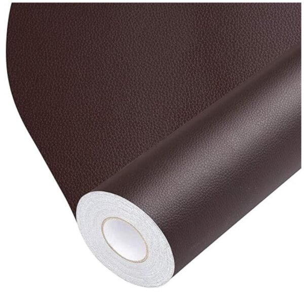 Close-up of Leather Repair Tape Self-Adhesive Leather patch for easy repair of furniture and car seats