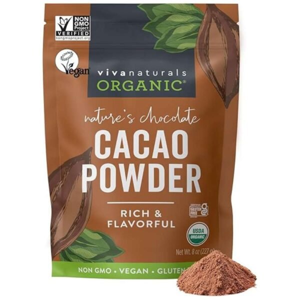 Naturals Organic Cacao Powder - Unsweetened Cocoa Powder