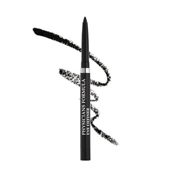 Physicians Formula Eyeliner Pencil Ultra Black with felt-tip marker for bold, precise eye definition.