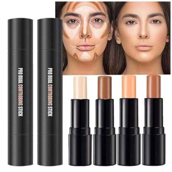 4 Color Highlight and Contour Kit with Creamy Contour Sticks