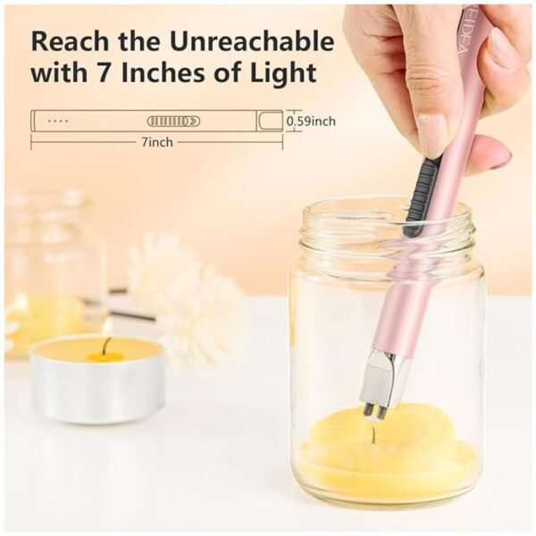 Lighter dimensions: 9.45 inches (24 cm) in length, 0.6 inches (1.5 cm) in width