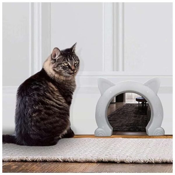 Durable Indoor Cat Door made from wear-resistant ABS material