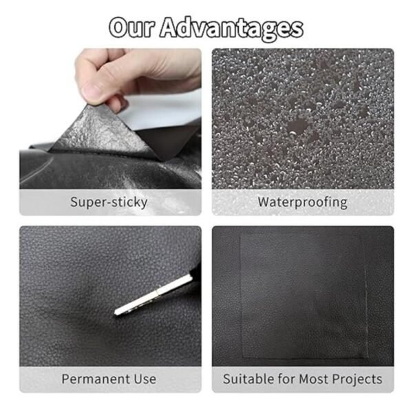 Waterproof and durable Leather Repair Tape for seamless patching and long-lasting repairs.