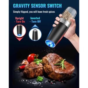 Salt & Pepper Grinder with product description