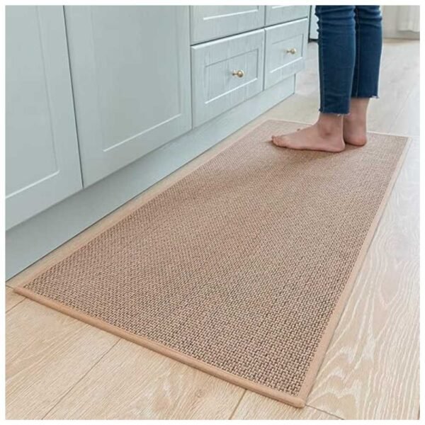 Kitchen rug on the floor, designed for high-traffic areas