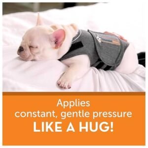 Applies constant, gentle pressure like a calming hug to reduce anxiety in dogs.