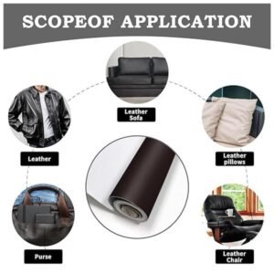 Non-toxic, eco-friendly Leather Repair Tape patch for safe and effective leather restoration.