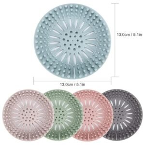 Dimensions: 5.12 x 5.12 x 0.48 inches, fits drains up to 4.7 x 4.7 inches.