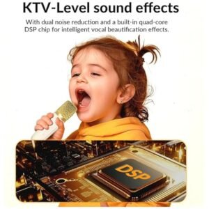 Mini Karaoke Machine for Girls and Boys delivering KTV-level sound effects for an immersive singing experience