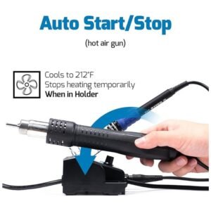 Auto start and stop function for efficient operation and energy saving.