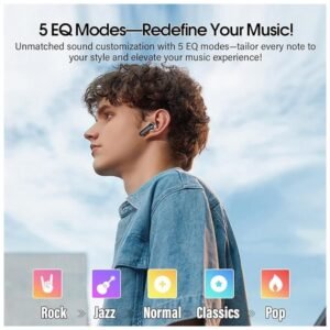 Graphene speakers in Bluetooth earbuds for deep bass and clear treble