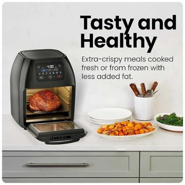 Digital Air Fryer for Tasty and Healthy Food with 98% Less Oil and Crispy Results