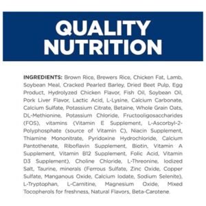 Ingredients Highlight for Kidney Care Dog Food