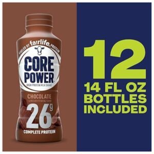 High Protein Shake Chocolate Bottle - 42g Protein, 14oz