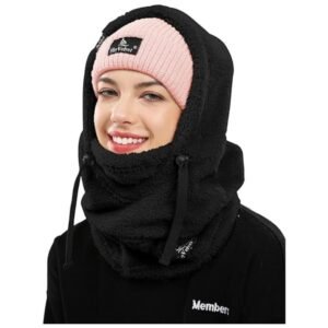 Breathable and wind-resistant ski mask for outdoor sports and cold weather protection.