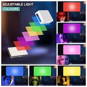 120 LED selfie light with 3 adjustable light modes and color temperature control.