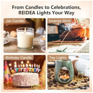 Sleek candle lighter long perfect for home, kitchen, and camping.