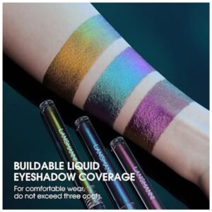 Paraben-Free Glitter Multichrome Eyeshadows Safe for Sensitive Skin