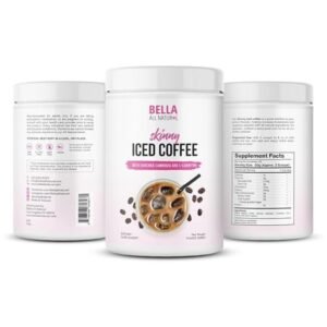 Back view of the Iced Coffee box showcasing nutritional information and ingredients