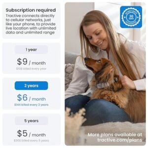 A subscription is required for the GPS Tracker, starting at $5/month.