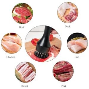 Meat Tenderizer Tool for Beef, Chicken, Fish, Pork & More