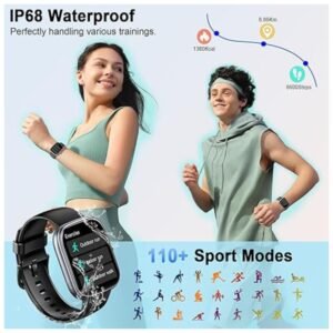 Smart Watch for Men Women with IP68 waterproof design