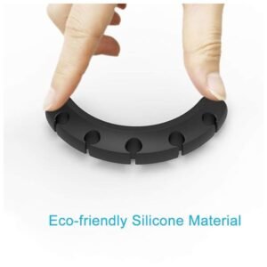 Eco-friendly silicone Cable Clips Cord Holder for flexible and durable cable management