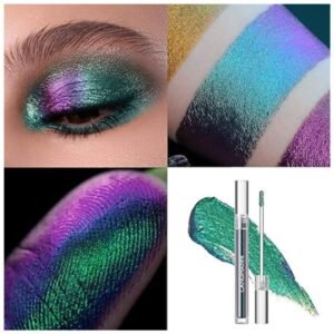 Long-Lasting Glitter Multichrome Eyeshadow with Smudge-Proof Formula