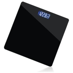 Digital Body Weight Bathroom Scale Smart with large backlit LCD display.
