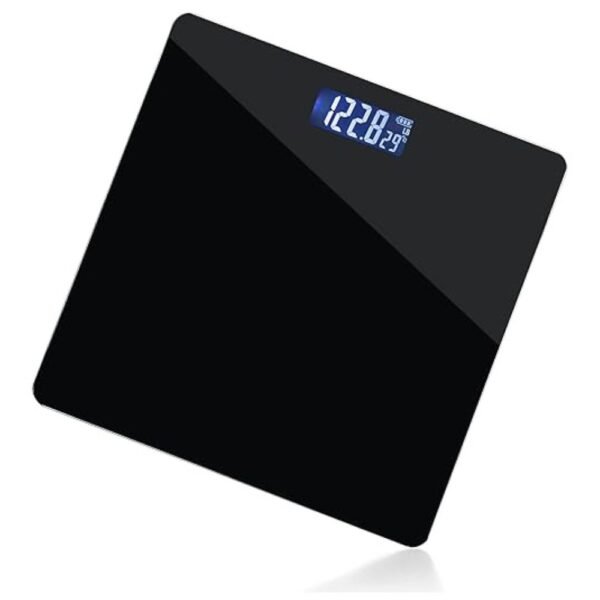 Digital Body Weight Bathroom Scale Smart with large backlit LCD display.