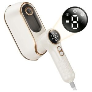 Portable Travel Steamer Iron for Clothes with 180° folding handle for easy storage