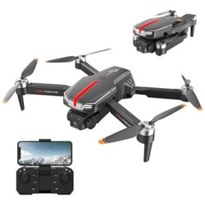 A drone in flight capturing a stunning aerial view, highlighting its high-definition photography capabilities.