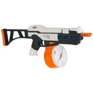 SRB1200 Full Auto Rechargeable Battery Powered Water Bead Blaster with 1,200-round drum magazine.