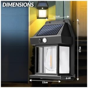 Dimensions: 5.5 x 4.5 x 7.5 inches per light, 2 Pack.