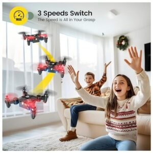 HS190 drone's speed mode switch, allowing users to select from low, medium, or high speeds for different flying experiences.