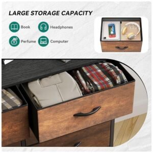 Minimal assembly required with safety kit included for wall anchoring and securing the 9-drawer storage tower