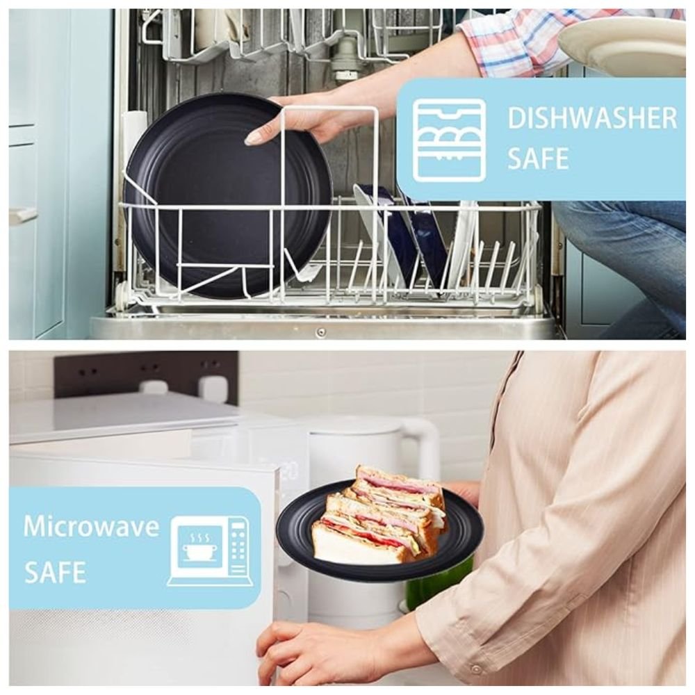 6 Dishwasher and microwave safe for easy cleaning and convenient reheating.