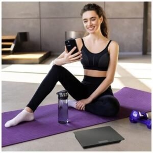 Perfect for a lady at home, this Digital Body Weight Bathroom Scale Smart offers easy and accurate weight tracking.