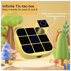 Infinite tic tac toe mode highlighting adaptive challenges and unique mechanics.