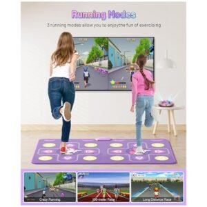 Unicorn Dance Mat Showing 3 Running Modes for Active Play