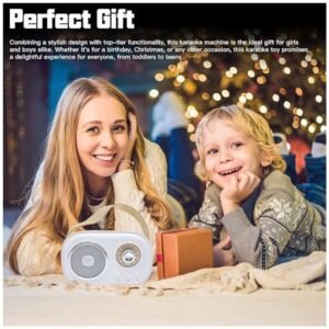 Mini karaoke machine gift set for birthdays and special occasions