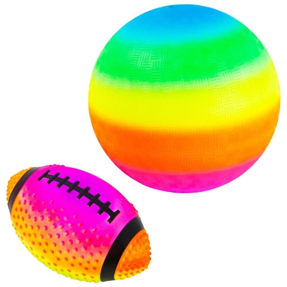 d1 Football Kickball Combo Kit with football and kickball, fully inflated and ready to use