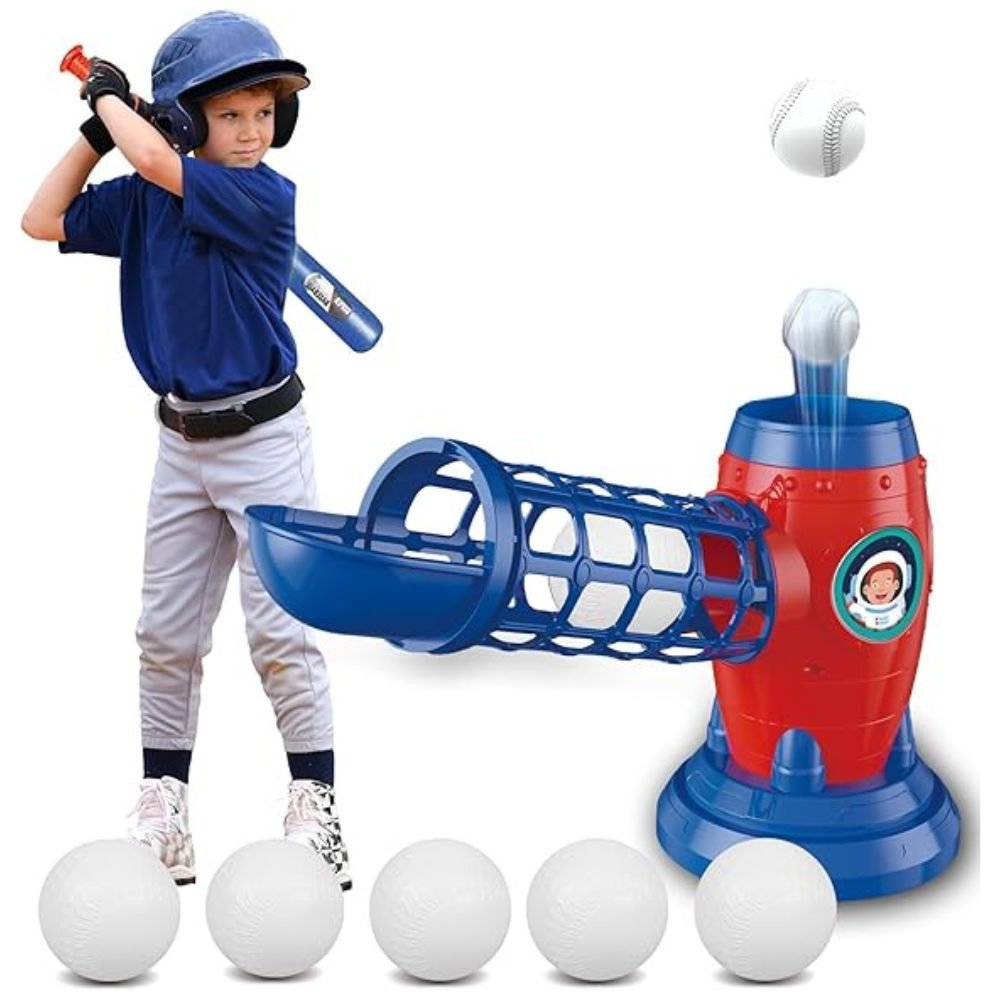T Ball Set for Kids displayed with tee, bat, and balls