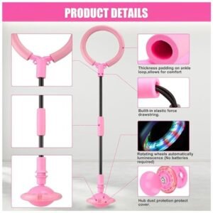 Detailed view of ankle skip ball and ankle loop